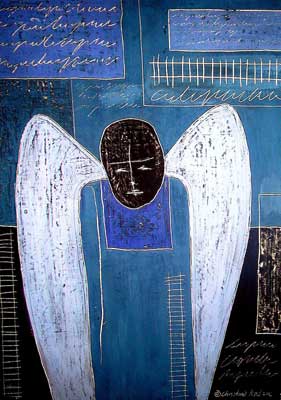 Blue Angel with Ladder