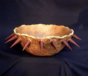 Bowl with spikes